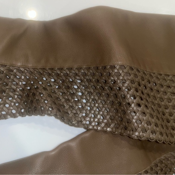 Ferragamo knee high cut out boots size 7c. New - Picture 10 of 15